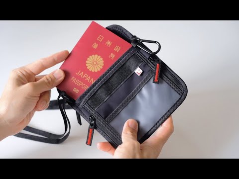 パスフィットミニ®︎ 服の中に隠せる 多収納ポケット パスポートケース